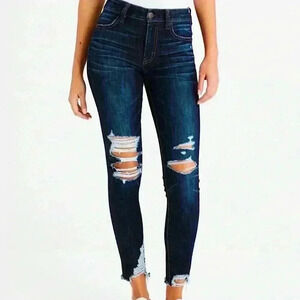 American Eagle AE High Rise Jegging crop #1324 Size 4R